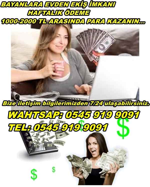 EVDEN EKİŞ EK GELİR PARA KAZANMA SOHBET OPERATÖRÜ Serisayfa